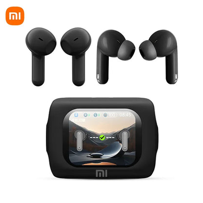 New Wireless Earphones 5.4 Smart Touch Screen Headset
