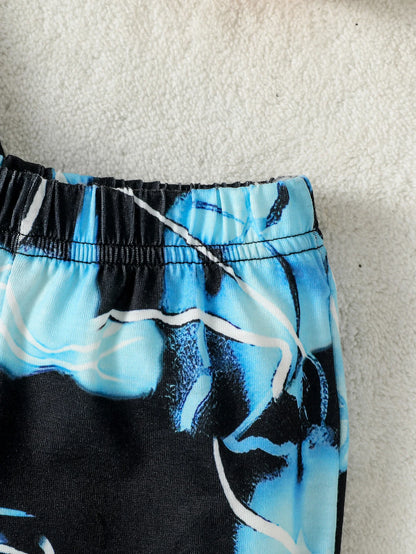 2PCS Baby Boys Summer Short Sleeve Top & Short Trousers For 1-3Y Casual Daily Set Clothes+ Hat