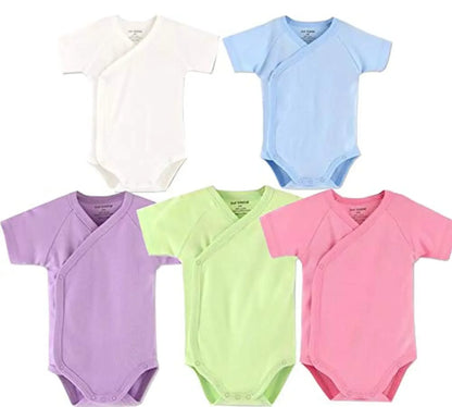 0-12M Baby White Rompers for Newborn Unisex Organic Cotton