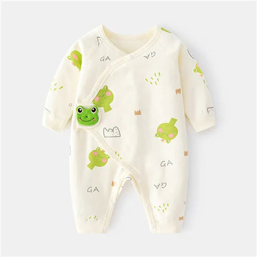 New Infant Baby Rompers For Girls Boys Print Cute Soft Newborn Jumpsuit Cotton New born Boy Girl Clothes Spring Romper Clothing