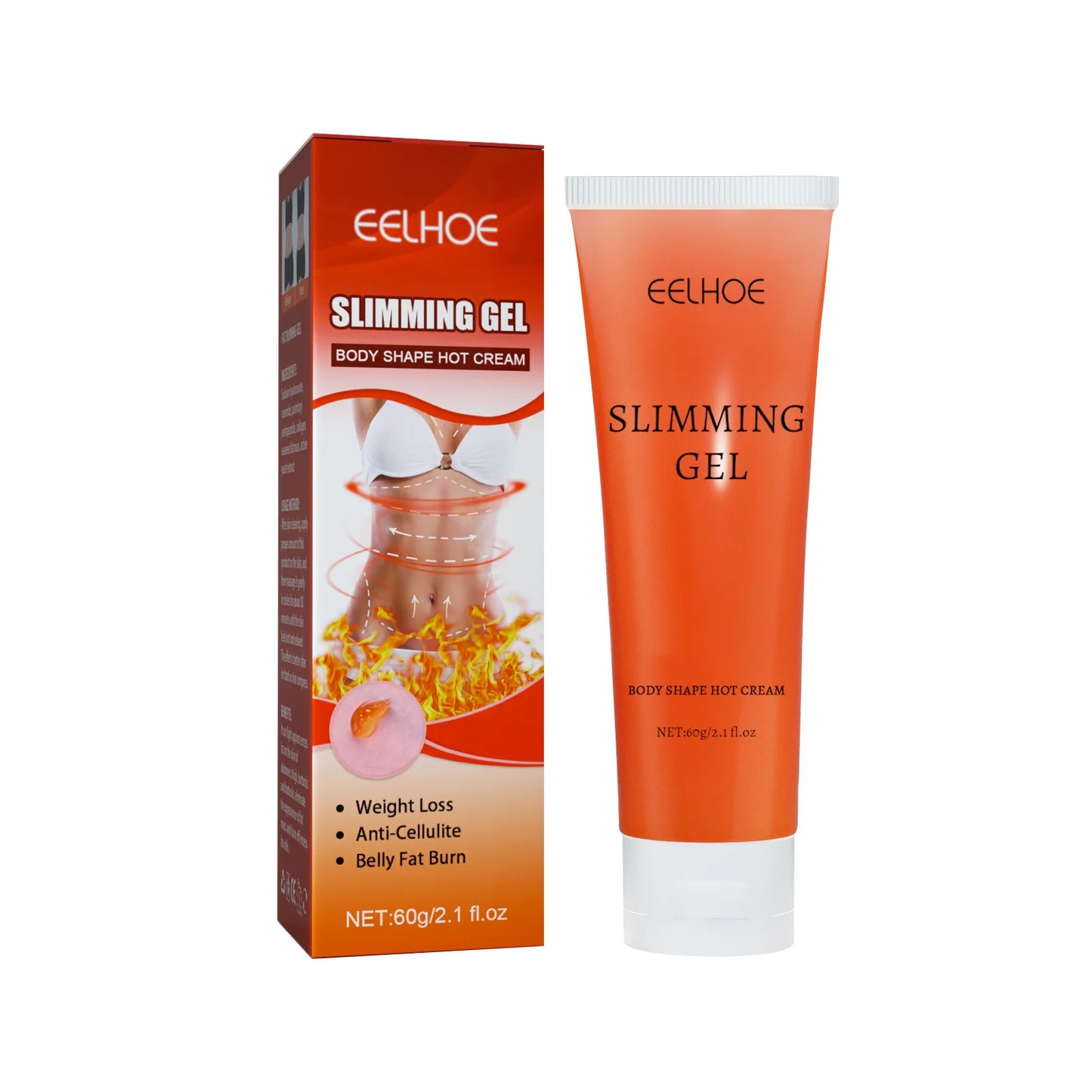 1Pcs Slimming Gel Fat Burning Cream Full Body Sculpting 7 Days
