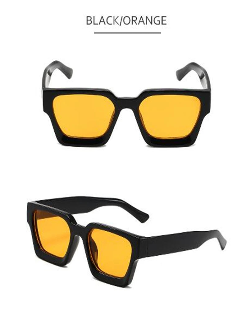 White glasses, women's and men's sunglasses, summer sunshade, windproof, and color changing glasses