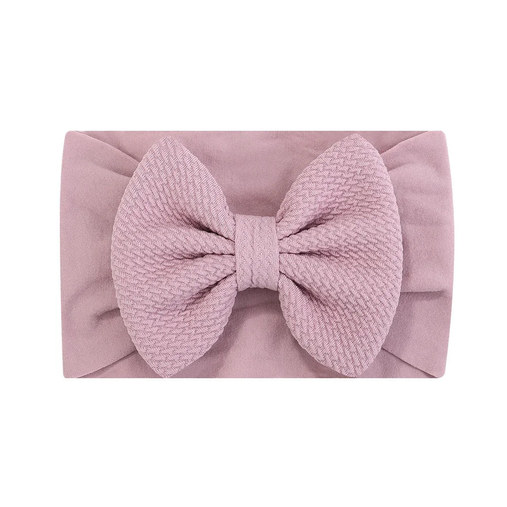 Baby Headband Nylon Infants Toddlers Elastic Hair Band for Newborn Girl Princess Bowknot Kids Hair Accessories Kids Headwear