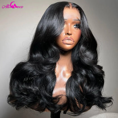 Black With Red Blonde 13x4 Front Wig 200 Body Wave 13x6 Lace Front Wigs Human Remy Hair For Women Transparent Brazilian Hair
