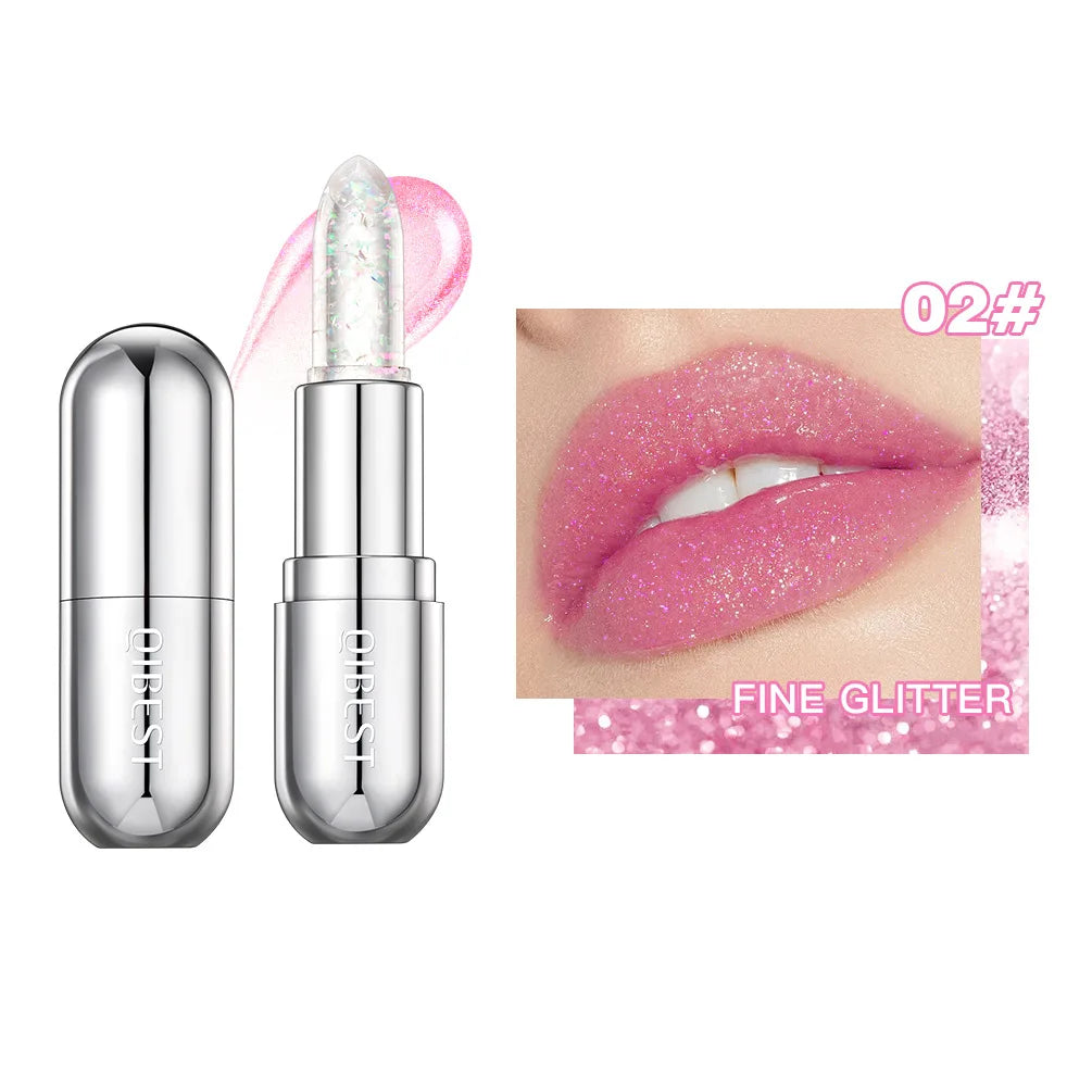Jelly Lipstick Color Change With Temperature Lip Gloss Long Lasting Moisturizing Lip Balm Glitter Lipstick Cosmetics